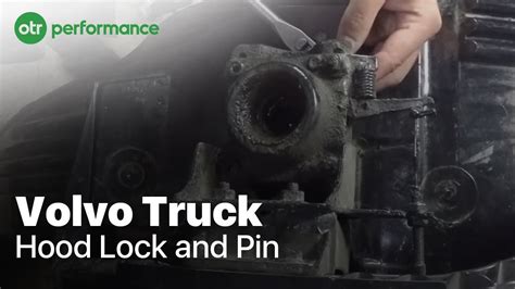 You can check it's operation by pulling the lever and watching. . Volvo truck hood latch adjustment